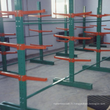 Entrepôt de revêtement en poudre Adustable Heavy Duty Cantilever Racking